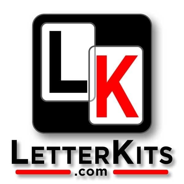 LetterKits LogoSQ 2020 Black 600x600