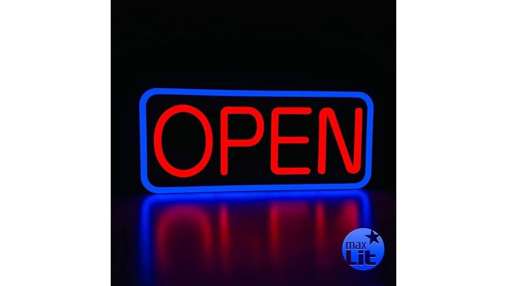 21 inch bright led open