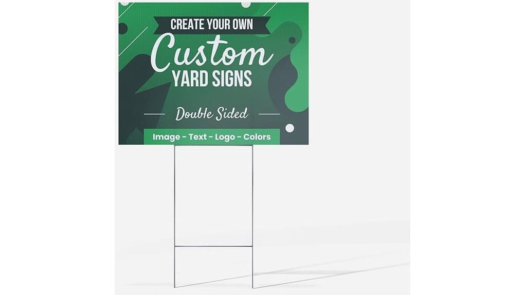 24x24 double sided customizable yard