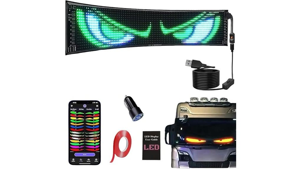27 inch multifunctional led sign