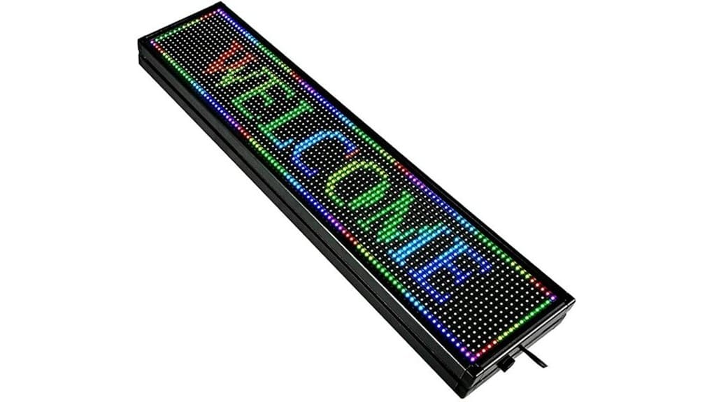 40x8 rgb led rolling sign
