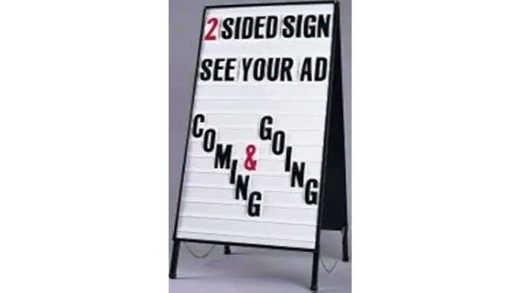 accent printing signs a frame