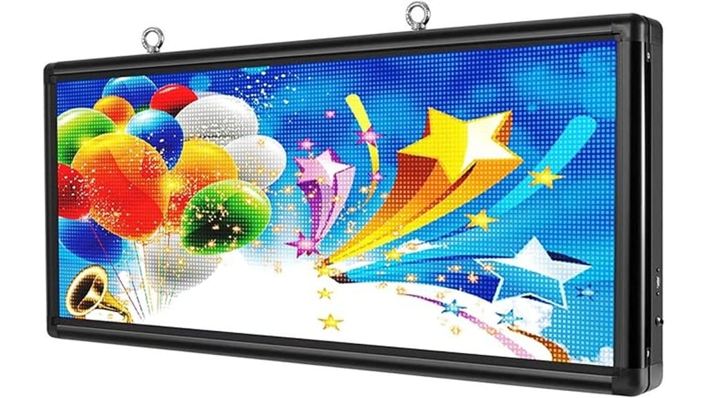 bright customizable outdoor messageboard