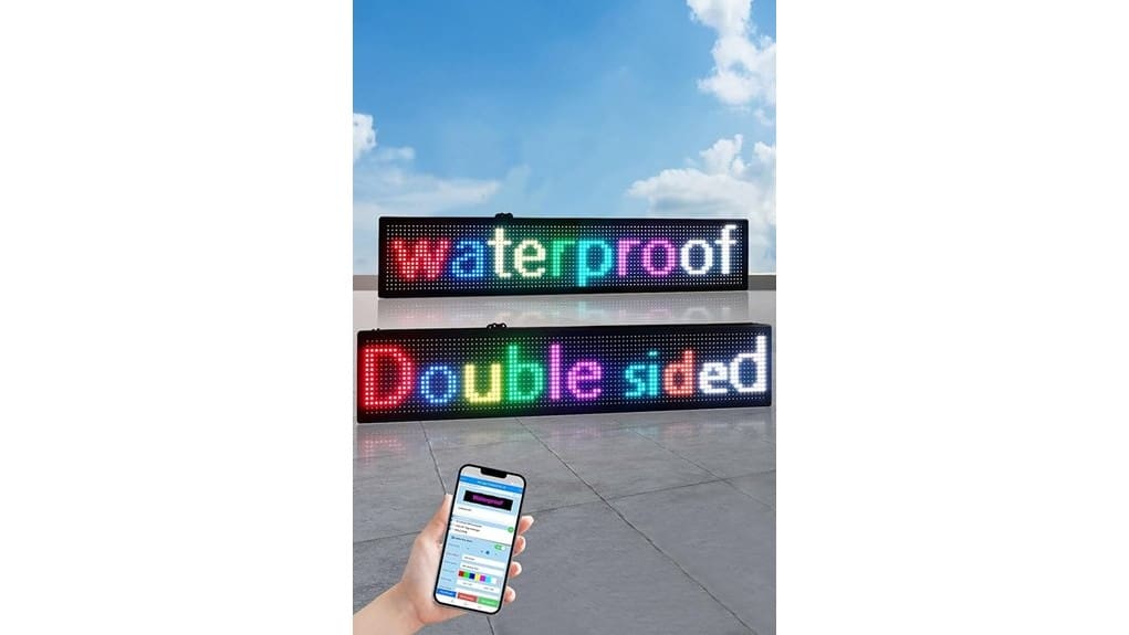 bright high resolution outdoor display