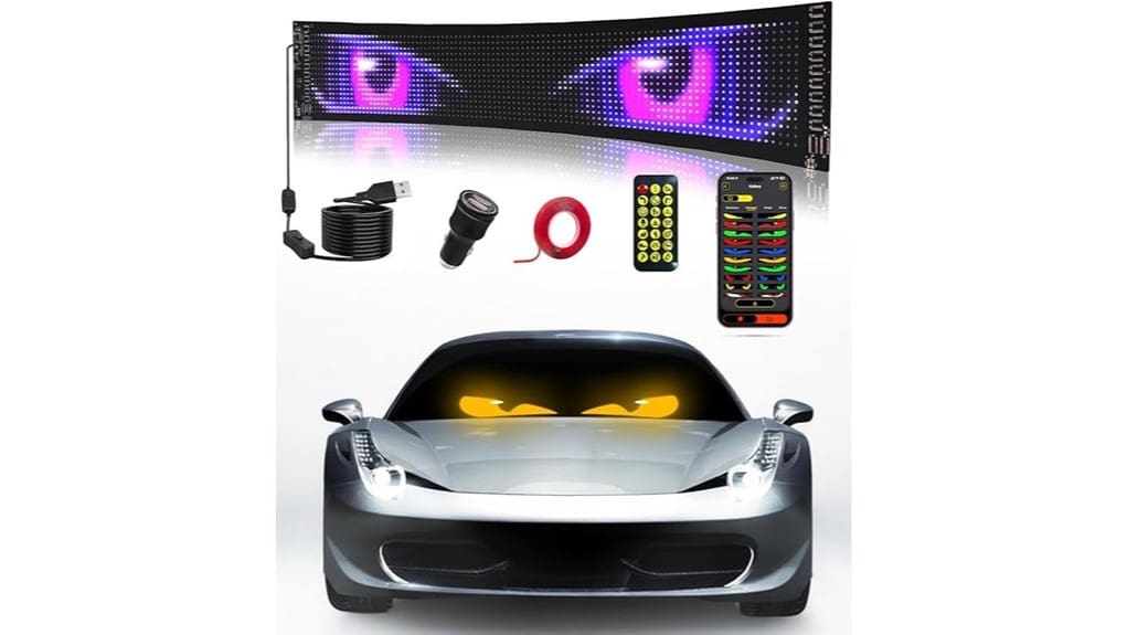 bright led projector windshield lights