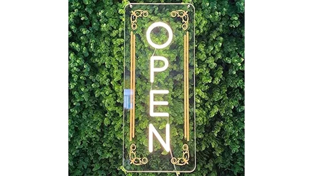 bright weatherproof vertical led sign