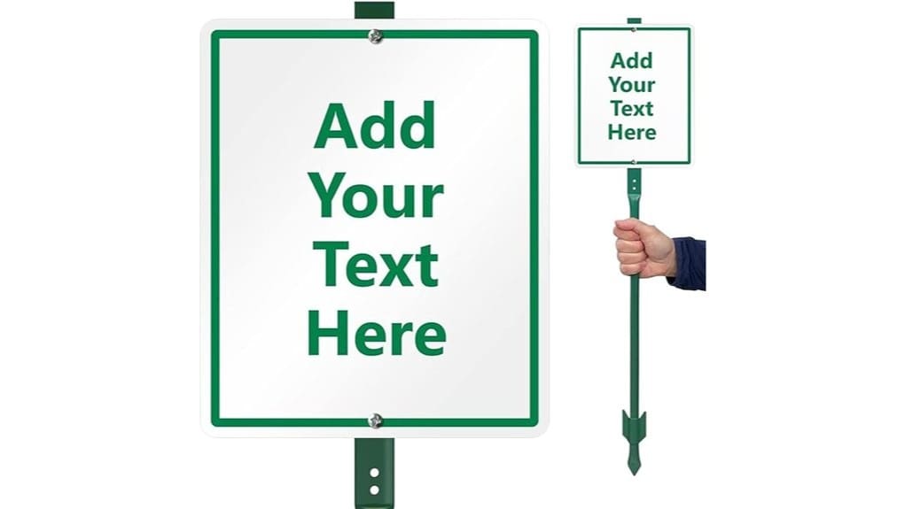 custom 12x10 yard sign