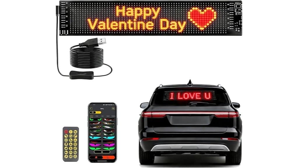 customizable led car display