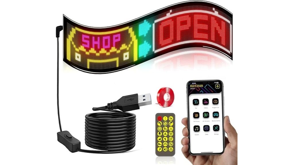 customizable programmable led display