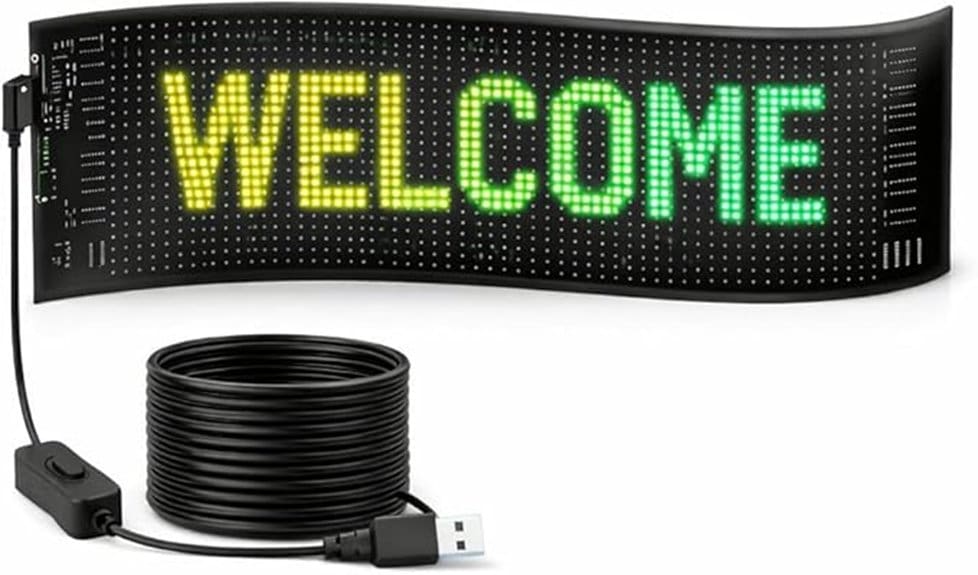 customizable programmable led display
