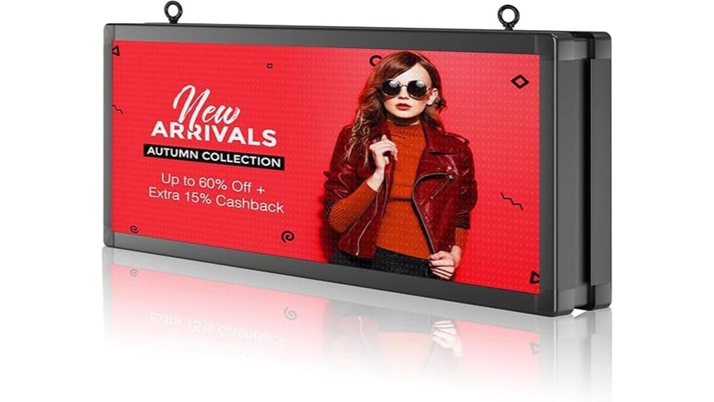 double sided 39x14 outdoor led