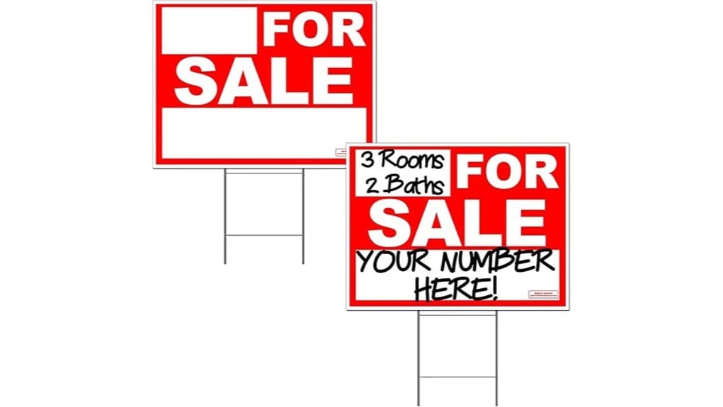 durable large yard signs