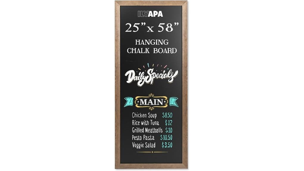 extra large black magnetic board