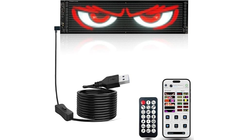 flexible led scrolling display