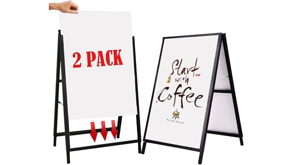 heavy duty sidewalk frame sign