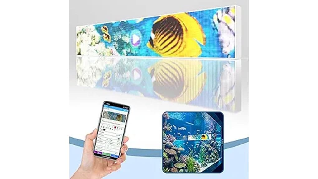 high resolution programmable led display