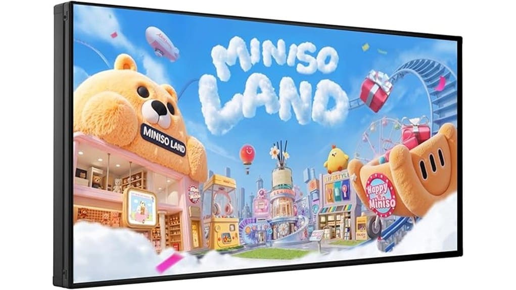 high resolution waterproof outdoor display