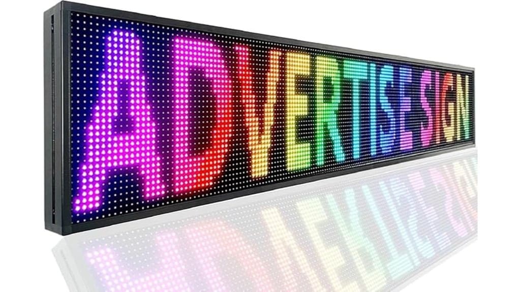 large p10 outdoor led sign