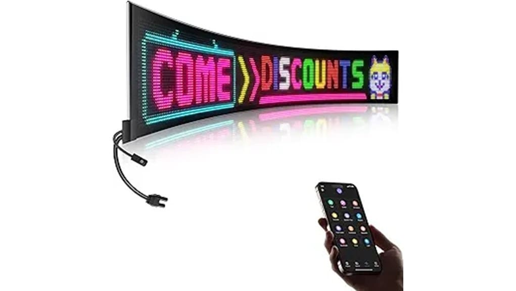 large programmable led sign