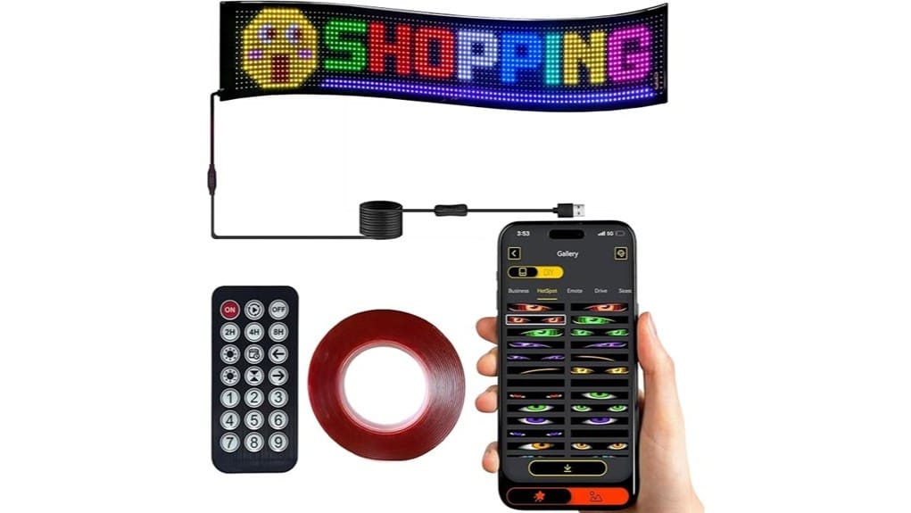 large programmable led sign