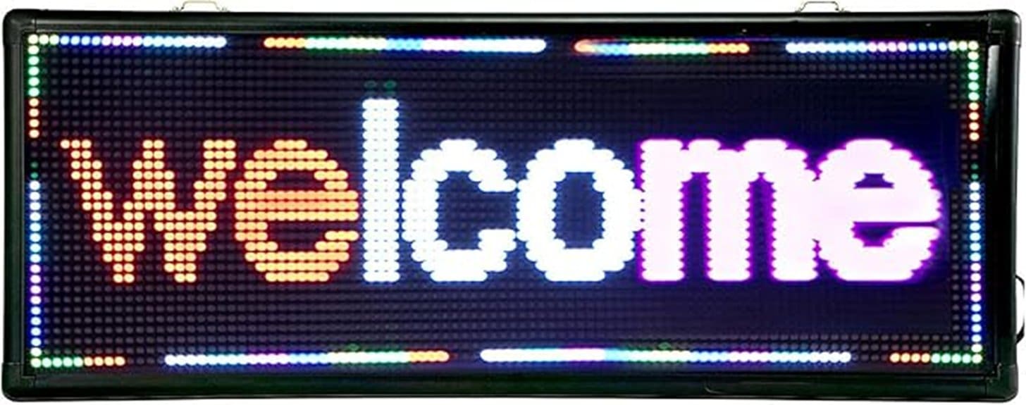 large yiyibyus led sign