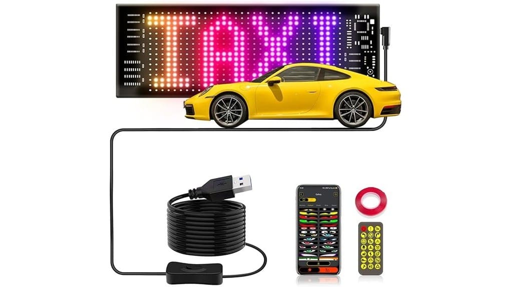 led windshield sign review