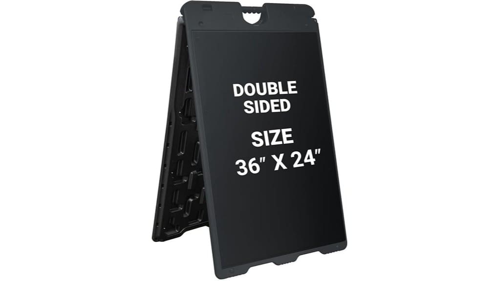 lightweight durable a frame sign