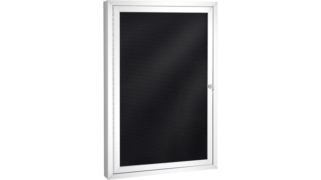 lockable outdoor bulletin board