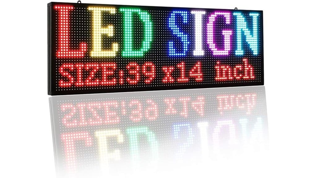 outdoor p10 led sign