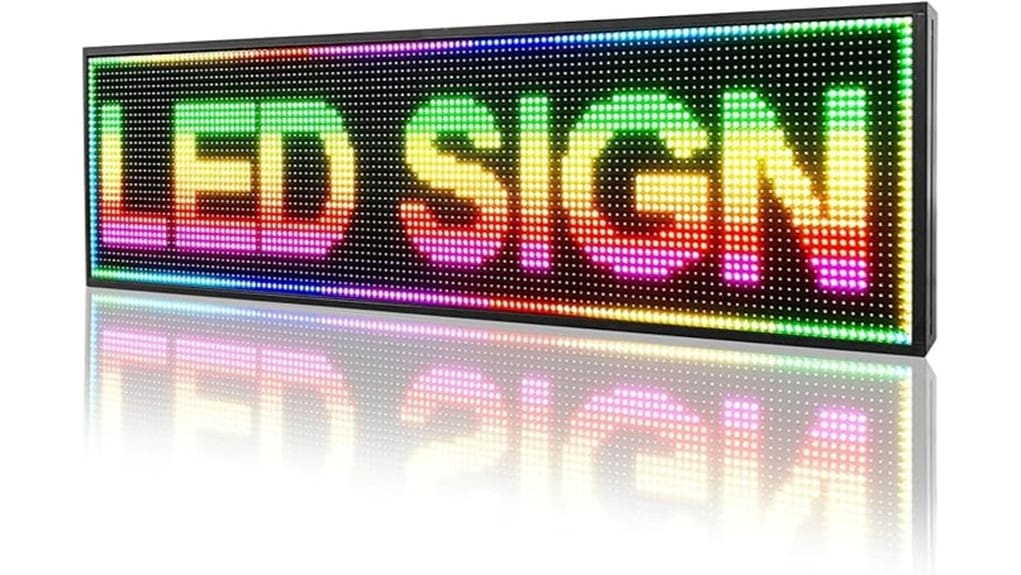 outdoor p10 rgb signage