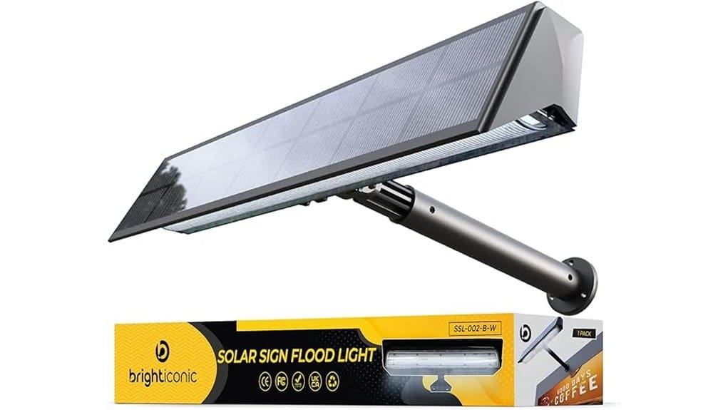 outdoor solar sign lights