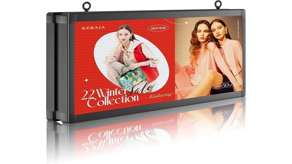 p10 double sided programmable led