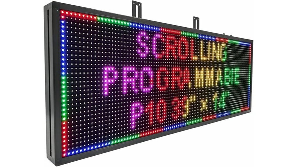 p10 programmable 39x14 led