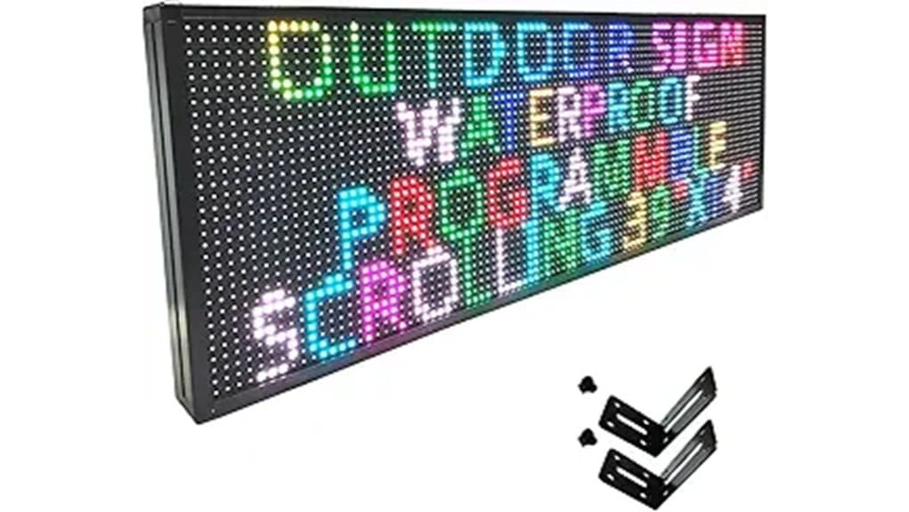 p10 programmable led sign