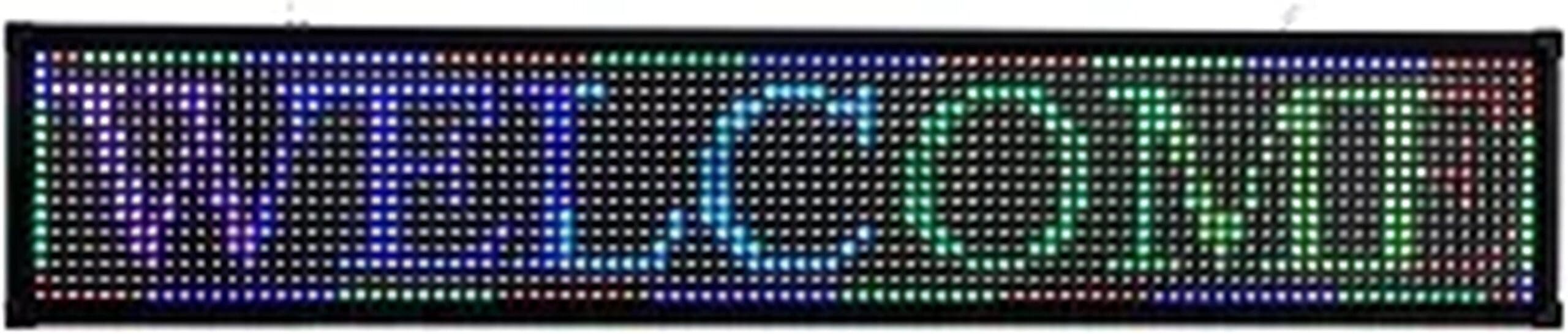 p10 programmable scrolling led