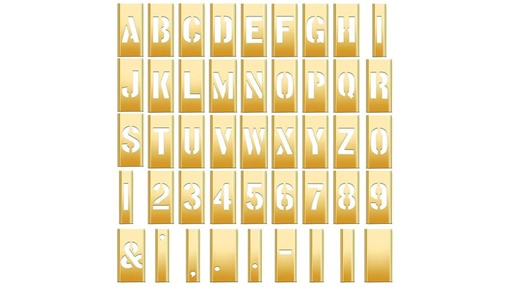 pelopy 45 piece 6 inch brass