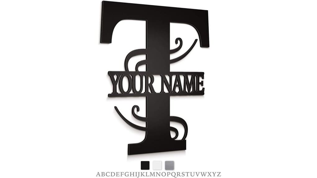 personalized 30 aluminum doorhanger