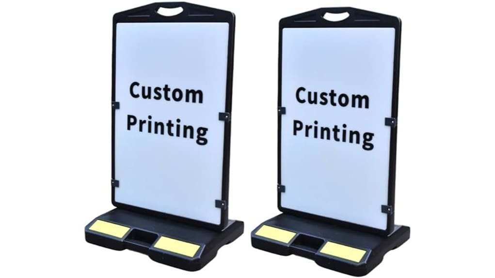 portable 24x36 inch wind signboards