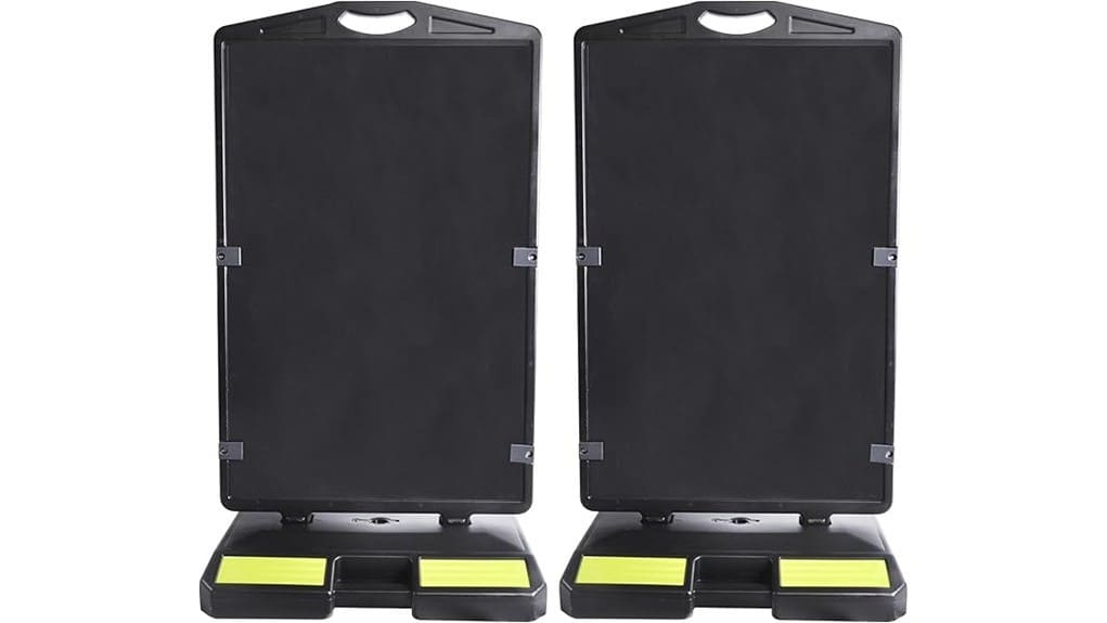 portable double sided sidewalk sign