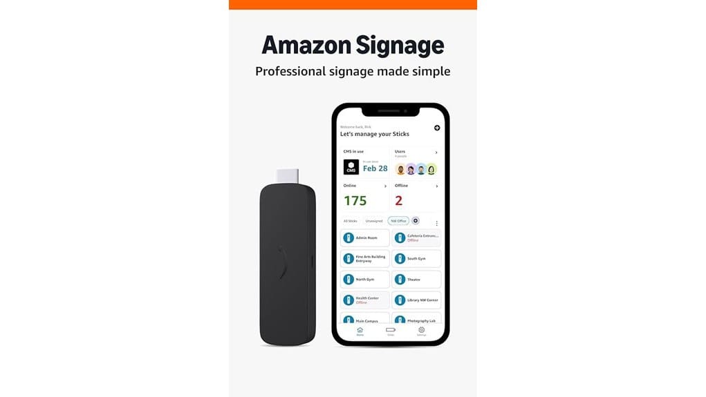 professional 4k signage stick