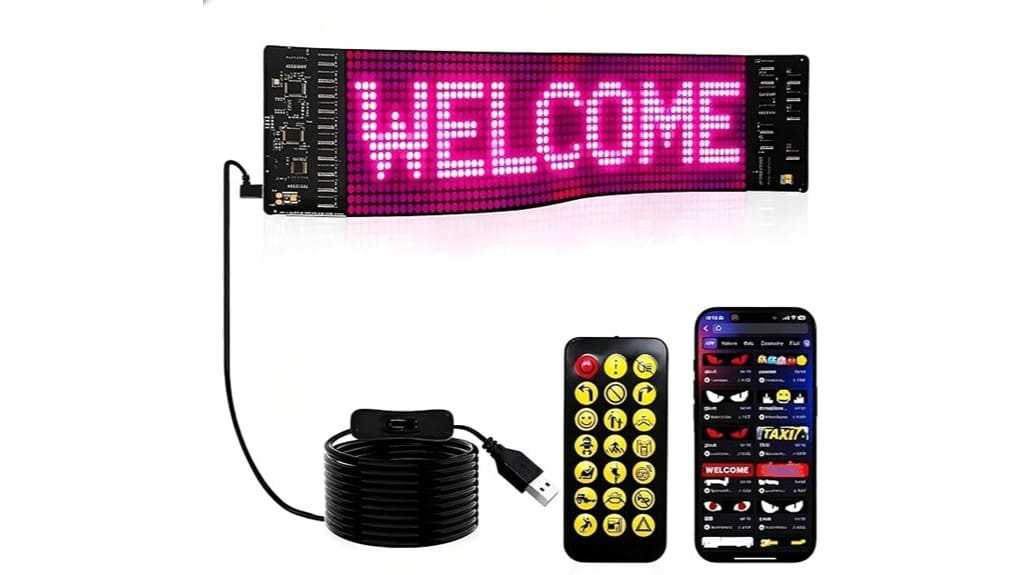 programmable 15 x 4 holiday sign