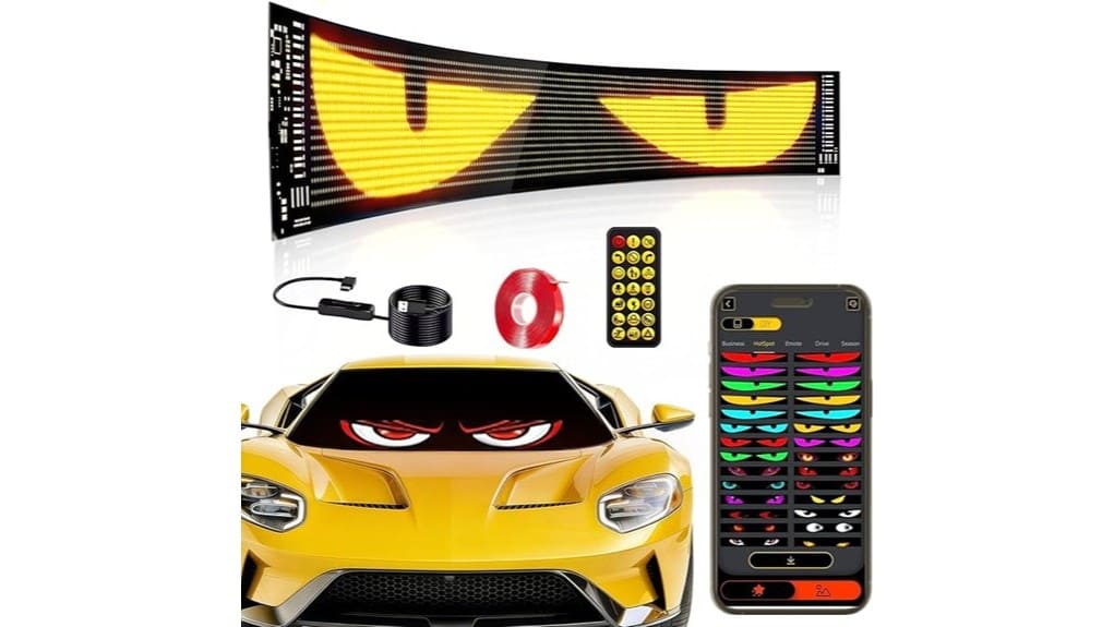 programmable 23 x5 scrolling led