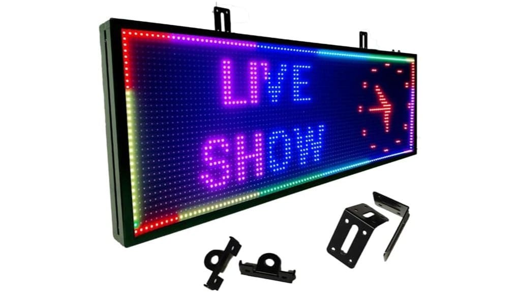 programmable 40 14 scrolling led