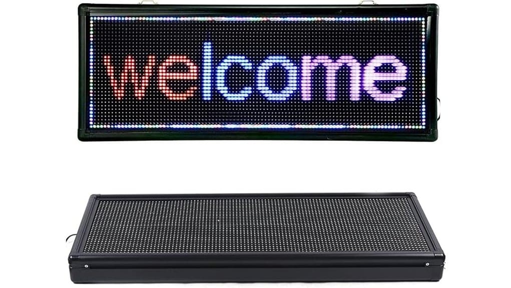 programmable 40 55x15 35 led sign