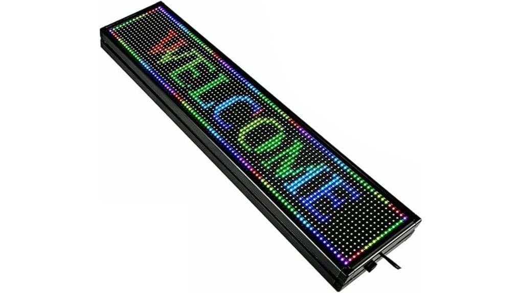 programmable 40 x 8 wi fi led