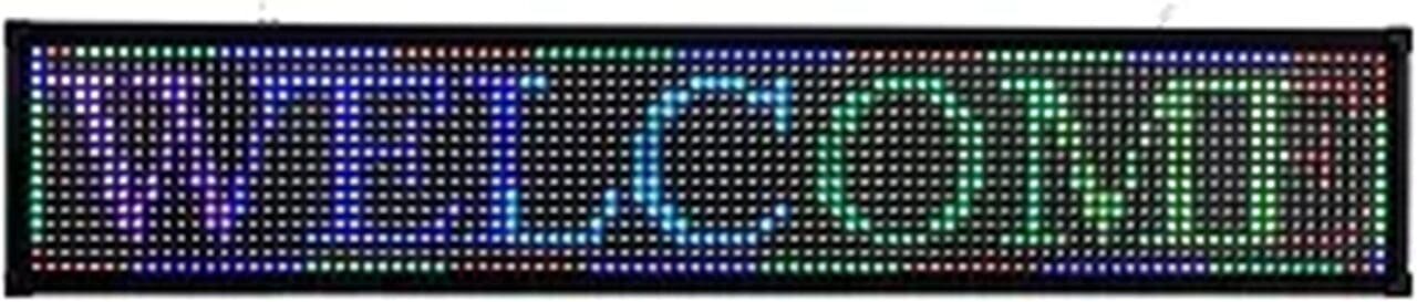 Programmable Rgl Sign Harware Led Programmable LED Sign, 40x8 Inch 7-Color Review | Letter Kits