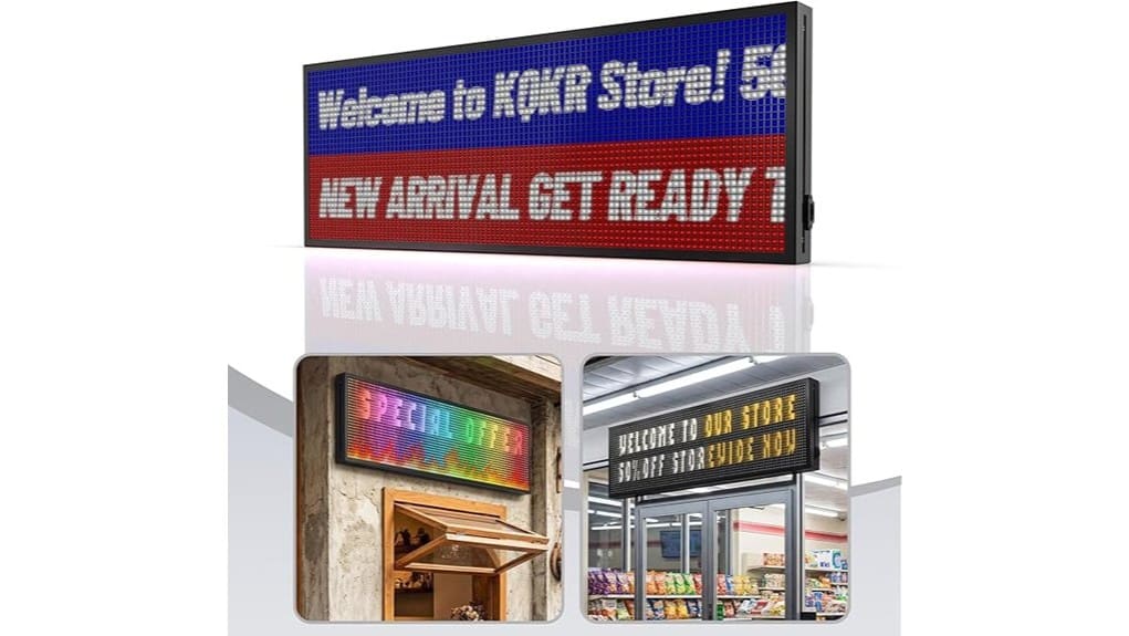 programmable bright led display