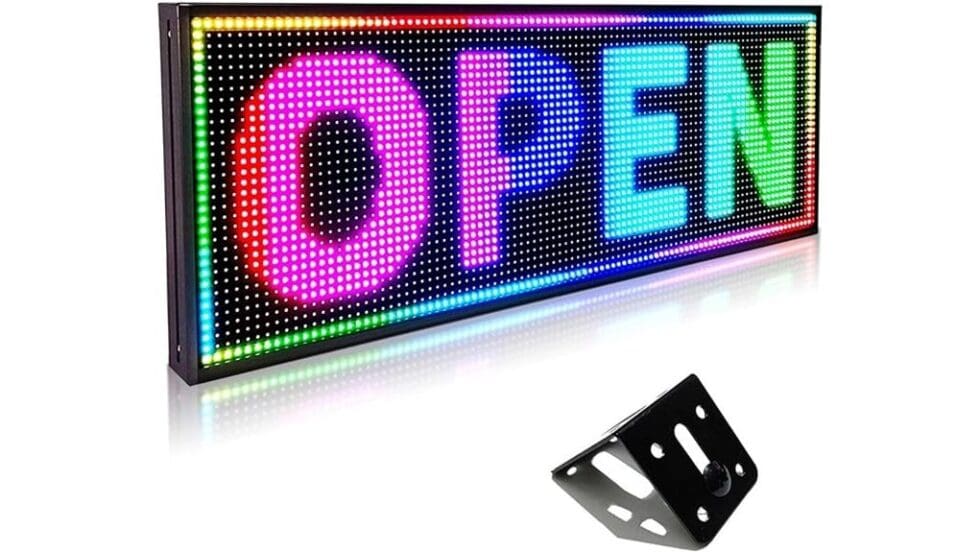 HS P10 LED Scrolling Sign Programmable Review | Letter Kits