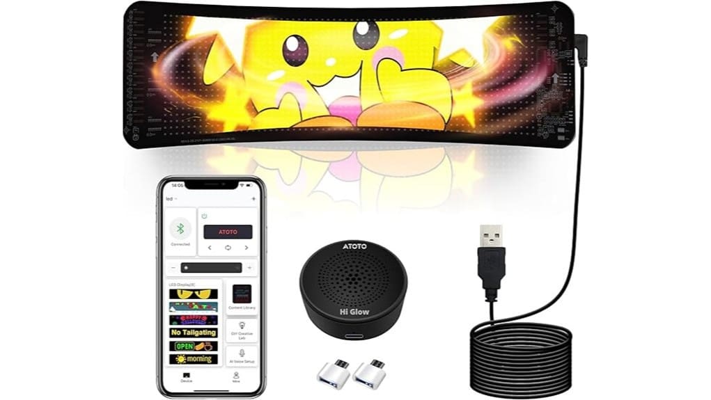 programmable led car sign