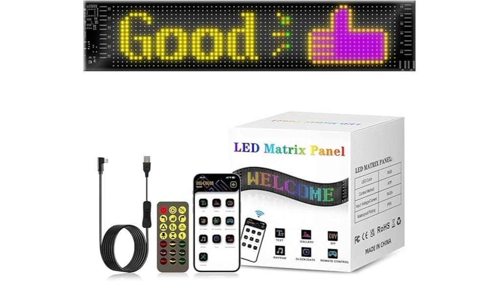 programmable led scrolling display